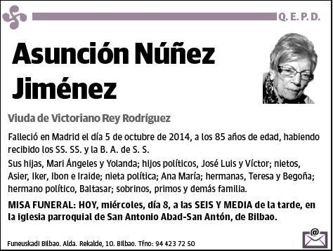 NUÑEZ JIMENEZ,ASUNCION