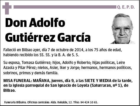 GUTIERREZ GARCIA,ADOLFO