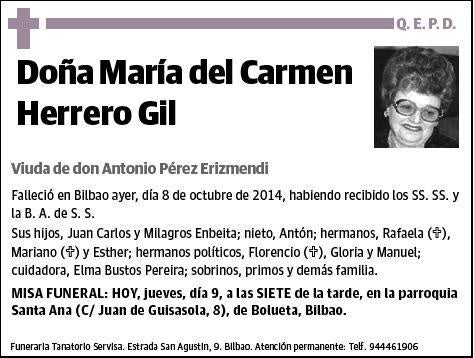 HERRERO GIL,MARIA DEL CARMEN