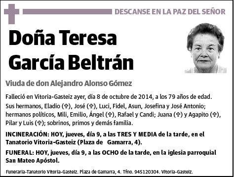 GARCIA BELTRAN,TERESA