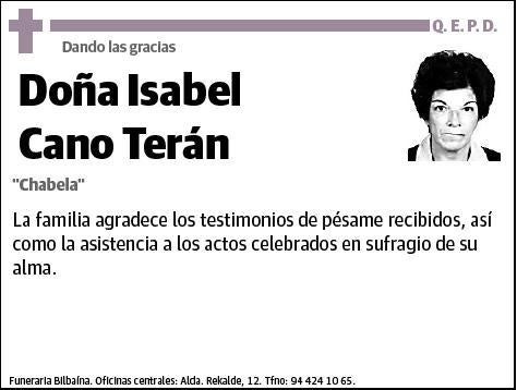 CANO TERÁN,ISABEL