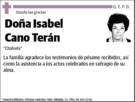 CANO TERÁN,ISABEL