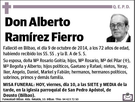 RAMIREZ FIERRO,ALBERTO