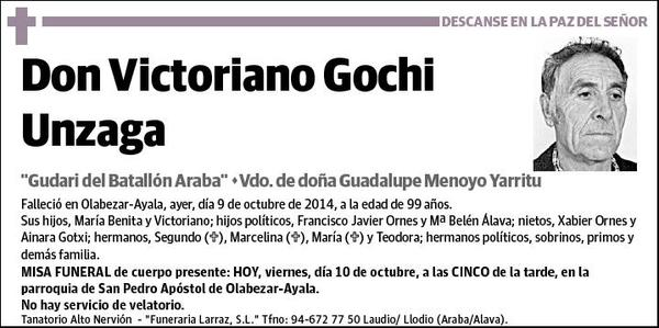 GOCHI UNZAGA,VICTORIANO