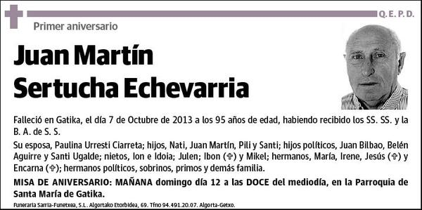 SERTUCHA ECHEVARRIA,JUAN MARTIN