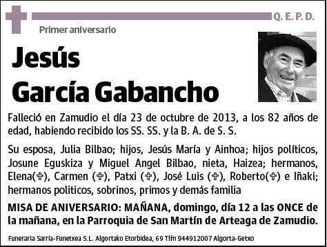 GARCIA GABANCHO,JESUS