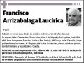 ARRIZABALAGA LAUCIRICA,FRANCISCO