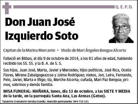 IZQUIERDO SOTO,JUAN JOSE