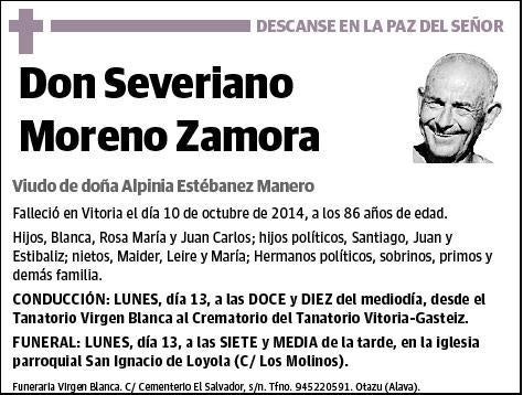 MORENO ZAMORA,SEVERIANO