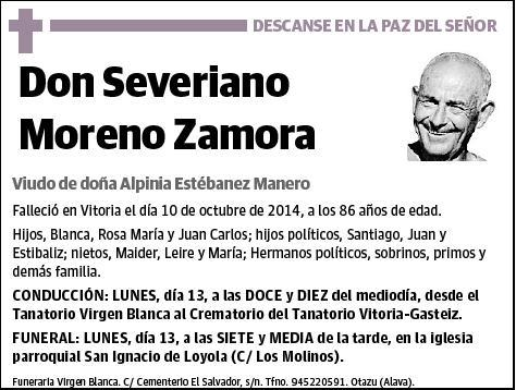 MORENO ZAMORA,SEVERIANO