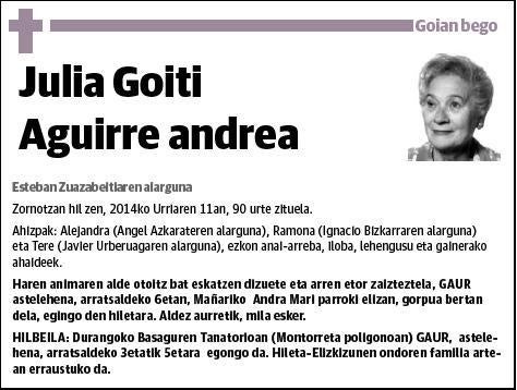 GOITI AGUIRRE,JULIA