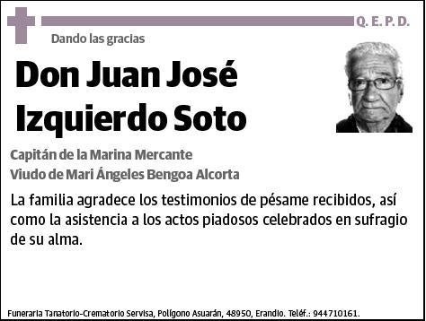 IZQUIERDO SOTO,JUAN JOSÉ