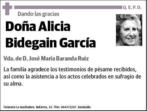 BIDEGAIN GARCIA,ALICIA