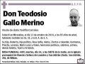 GALLO MERINO,TEODOSIO