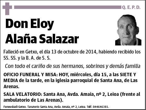 ALAÑA SALAZAR,ELOY