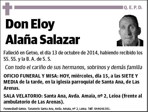 ALAÑA SALAZAR,ELOY