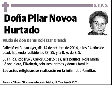 NOVOA HURTADO,PILAR