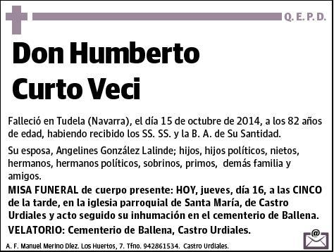 CURTO VECI,HUMBERTO