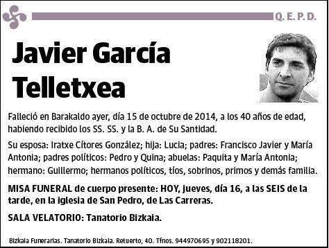 GARCIA TELLETXEA,JAVIER