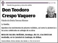 CRESPO VAQUERO,TEODORO
