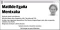 EGAÑA MENTXAKA,MATILDE