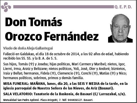 OROZKO FERNANDEZ,TOMAS