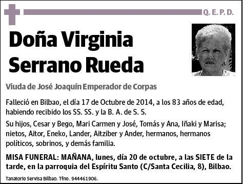 SERRANO RUEDA,VIRGINIA