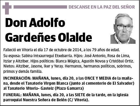 GARDEÑES OLALDE,ADOLFO
