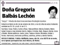 BALBAS LECHON,GREGORIA