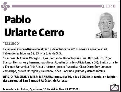 URIARTE CERRO,PABLO
