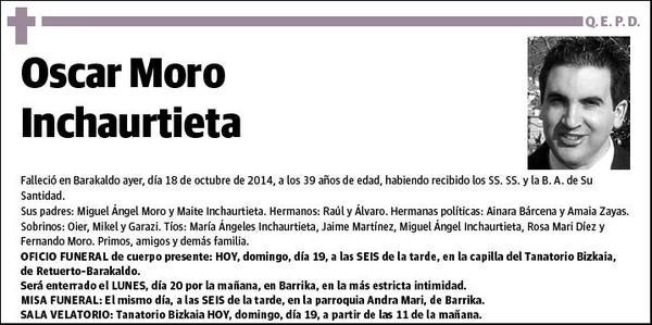 MORO INCHAURTIETA,OSCAR
