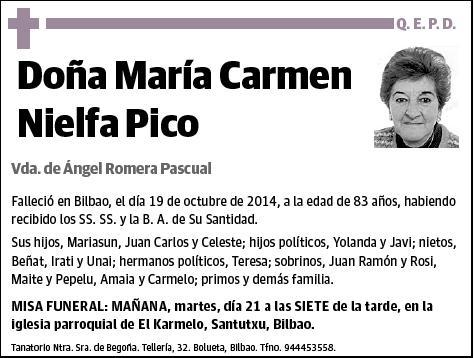 NIELFA PICO,MARIA CARMEN