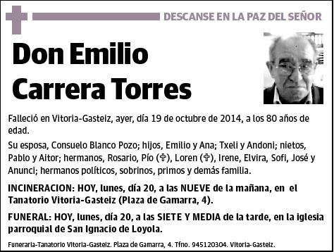 CARRERA TORRES,EMILIO