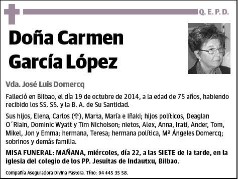 GARCIA LOPEZ,CARMEN