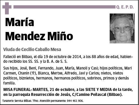 MENDEZ MIÑO,MARIA