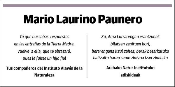 LAURINO PAUNERO,MARIO