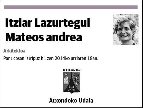 LAZURTEGUI MATEOS,ITZIAR