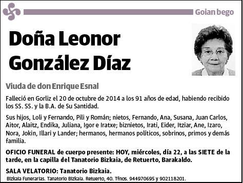 GONZALEZ DIAZ,LEONOR