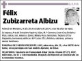ZUBIZARRETA ALBIZU,FELIX