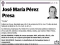PEREZ PRESA,JOSE MARIA