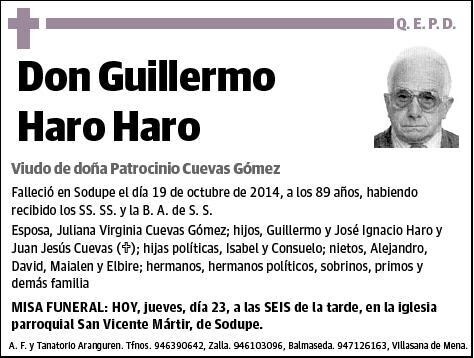 HARO HARO,GUILLERMO