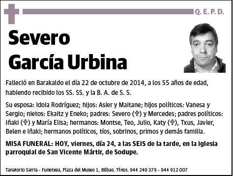 GARCIA URBINA,SEVERO