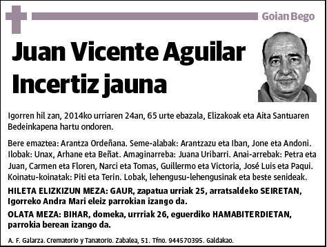 AGUILAR INCERTIZ,JUAN VICENTE