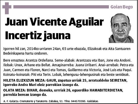 AGUILAR INCERTIZ,JUAN VICENTE