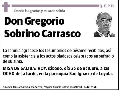 SOBRINO CARRASCO,GREGORIO