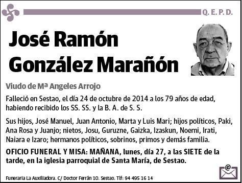 GONZALEZ MARAÑON,JOSE RAMON