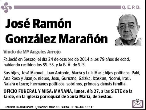 GONZALEZ MARAÑON,JOSE RAMON