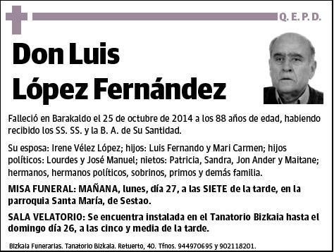 LOPEZ FERNANDEZ,LUIS