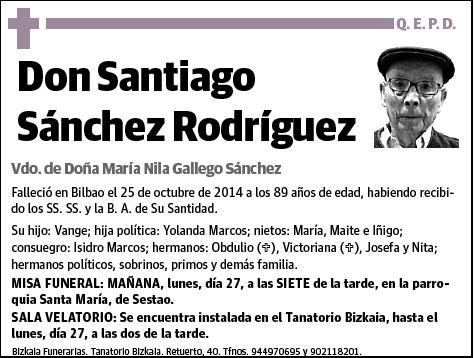 SANCHEZ RODRIGUEZ,SANTIAGO