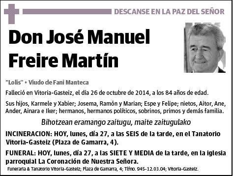 FREIRE MARTIN,JOSE MANUEL